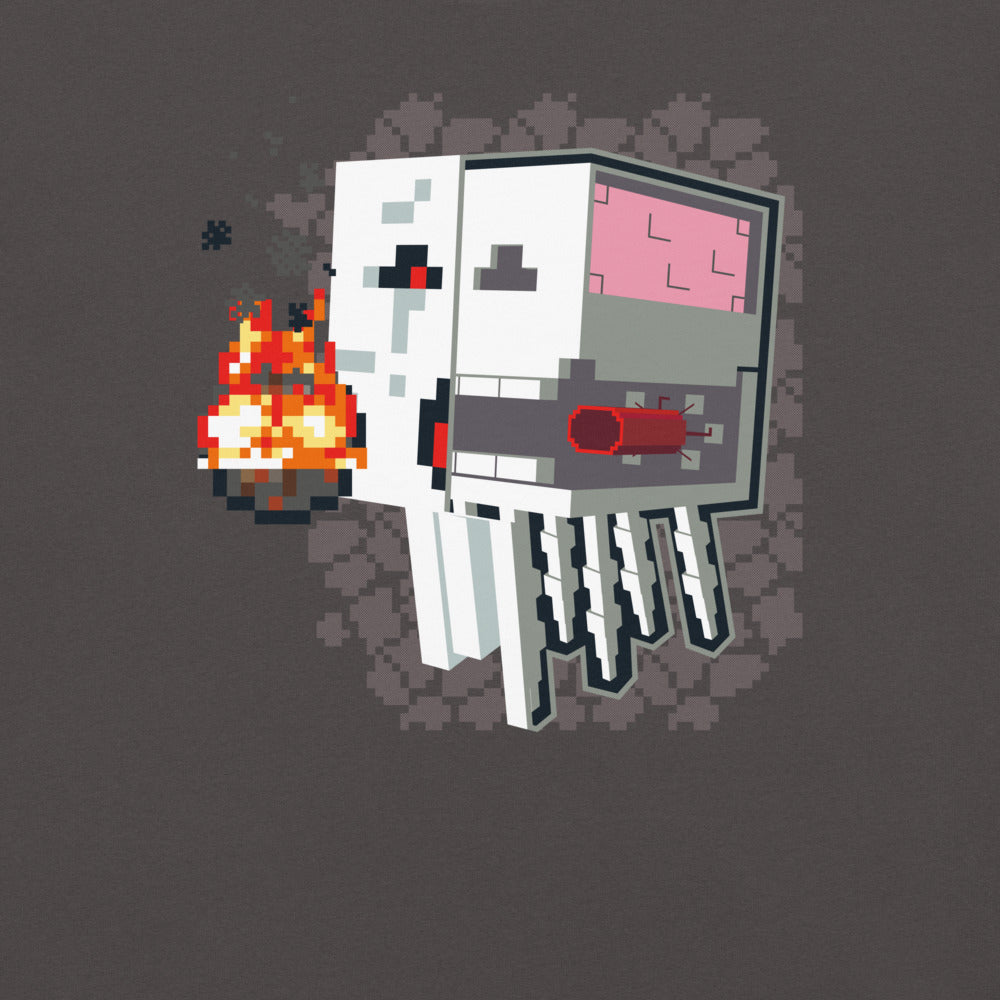 Minecraft Ghast Skeleton Unisex Comfort Colors T-Shirt - Image 8